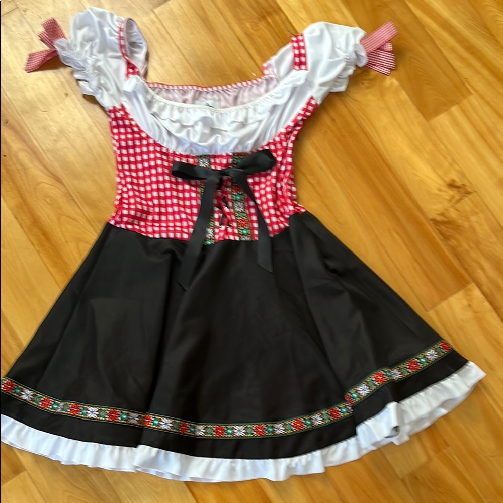Oktoberfest Women Dirndl Dress Costume Size S